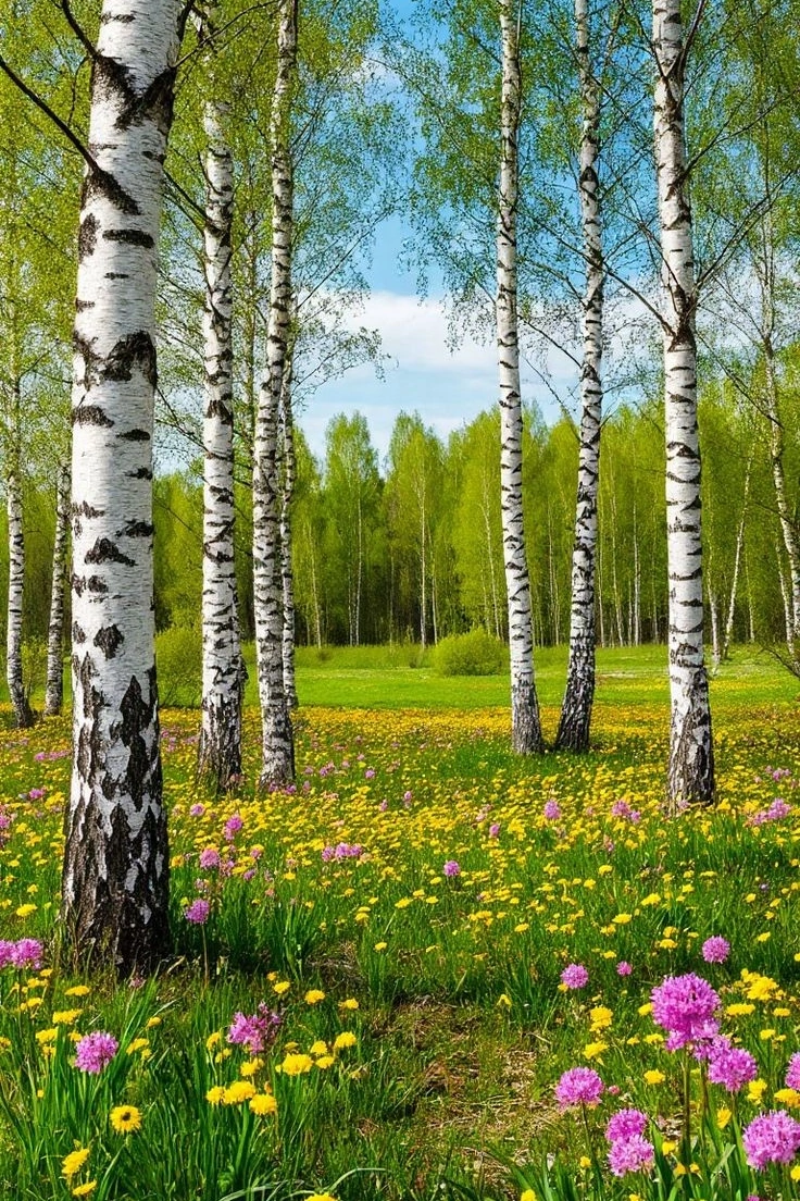 Родные берёзы